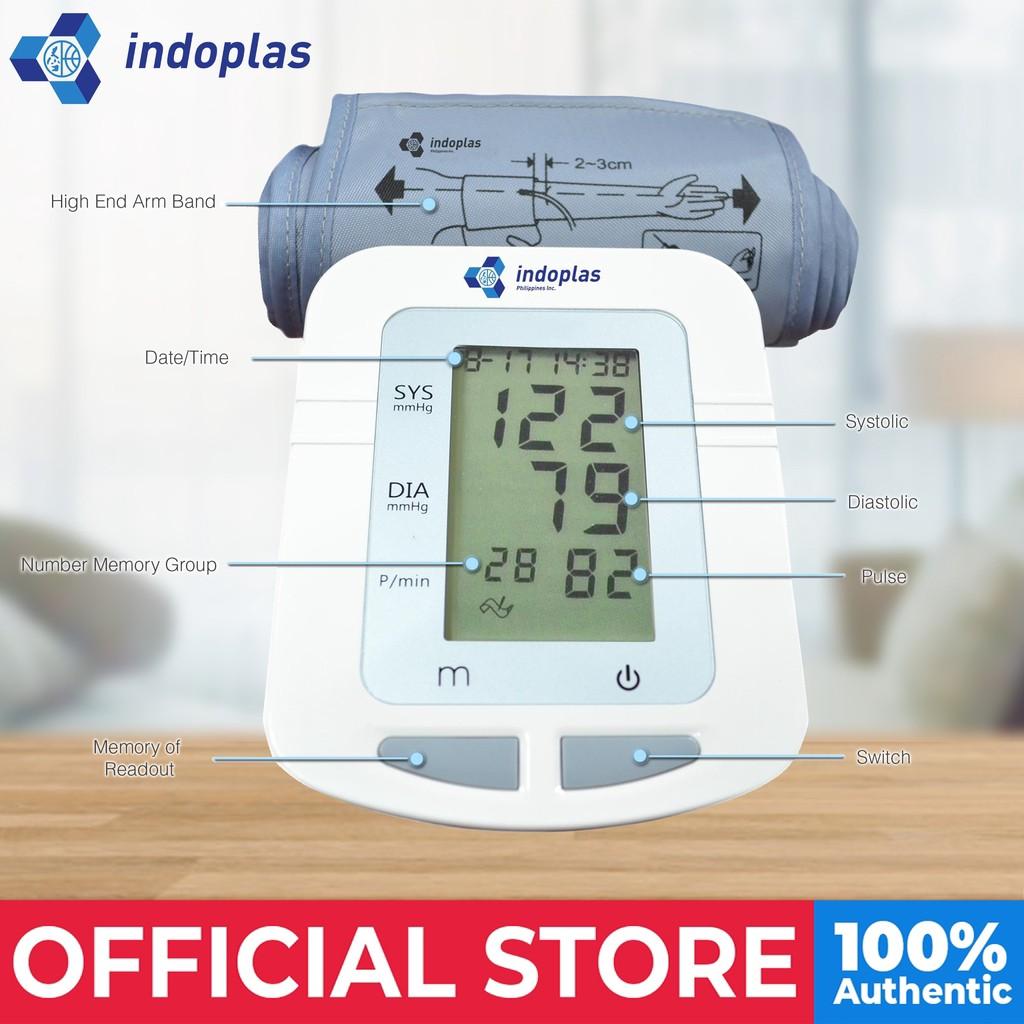 ORIGINAL Indoplas USB Powered Automatic Blood Pressure Monitor BP105