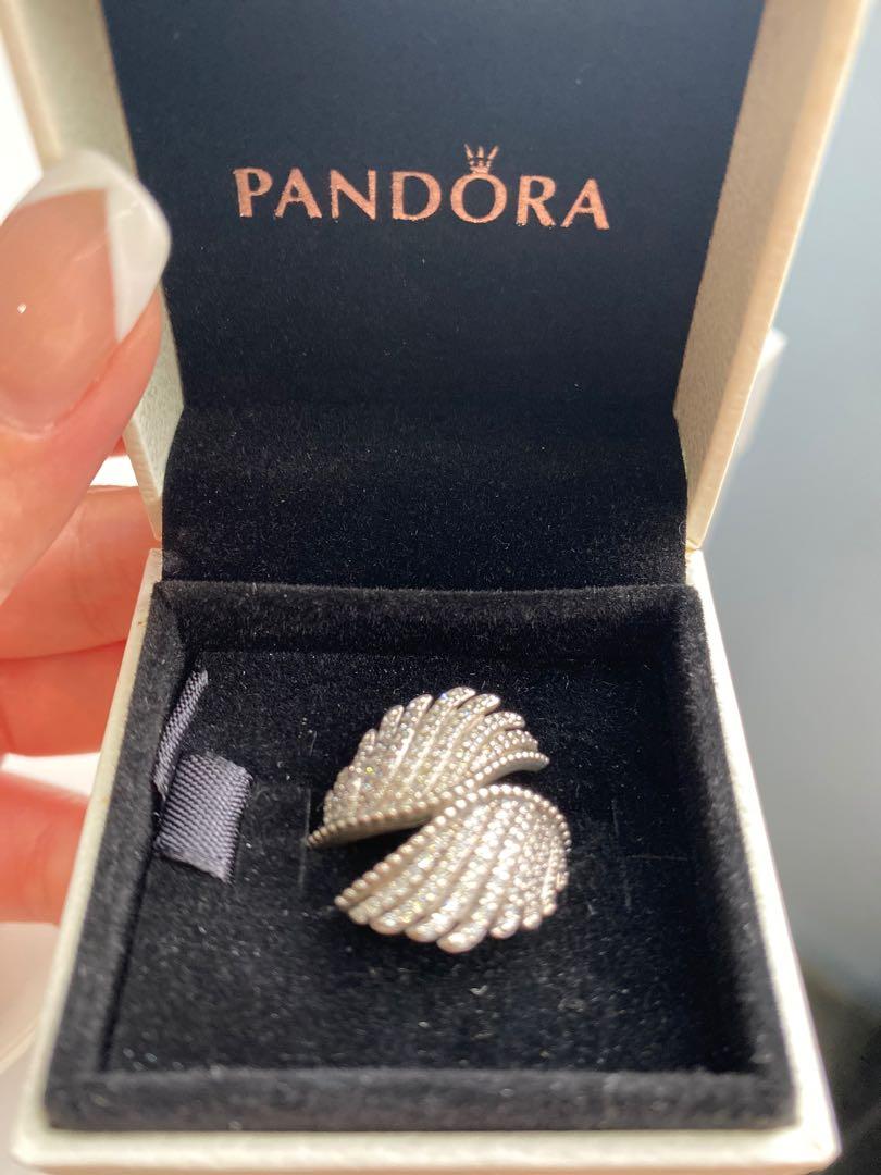 Pandora Majestic feathers ring size 52 Women s Fashion Jewelry Organisers Precious Stones on Carousell