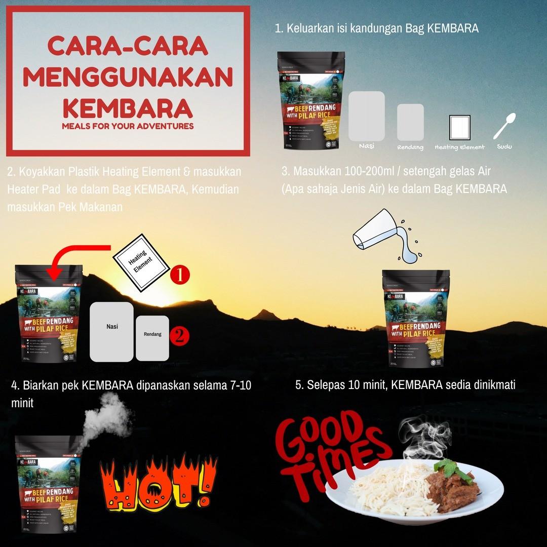 Pek KEMBARA MRE, MEALS READY EAT. MILITARY CONCEPT FOOD, Food 