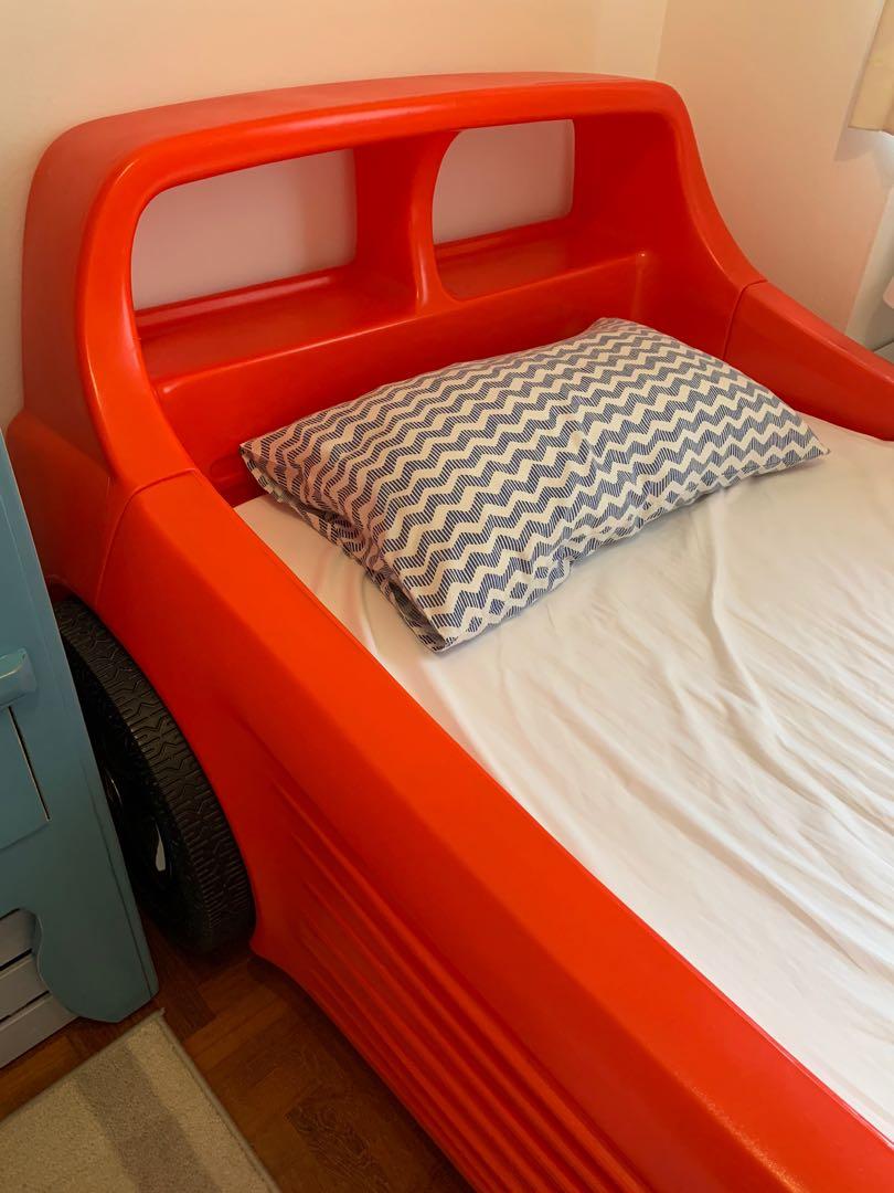 Race car bed Little tikes, Babies & Kids, Baby Nursery & Kids