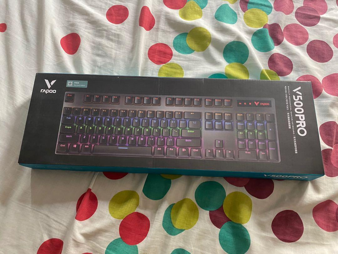 Rapoo V500 Pro Mechanical Gaming Keyboard, Computers & Tech, Parts ...