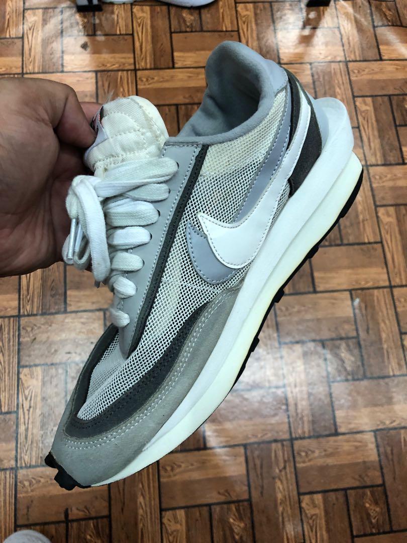 Sacai Nike x LDV Waffle White/Grey (25 cm), Women's Fashion