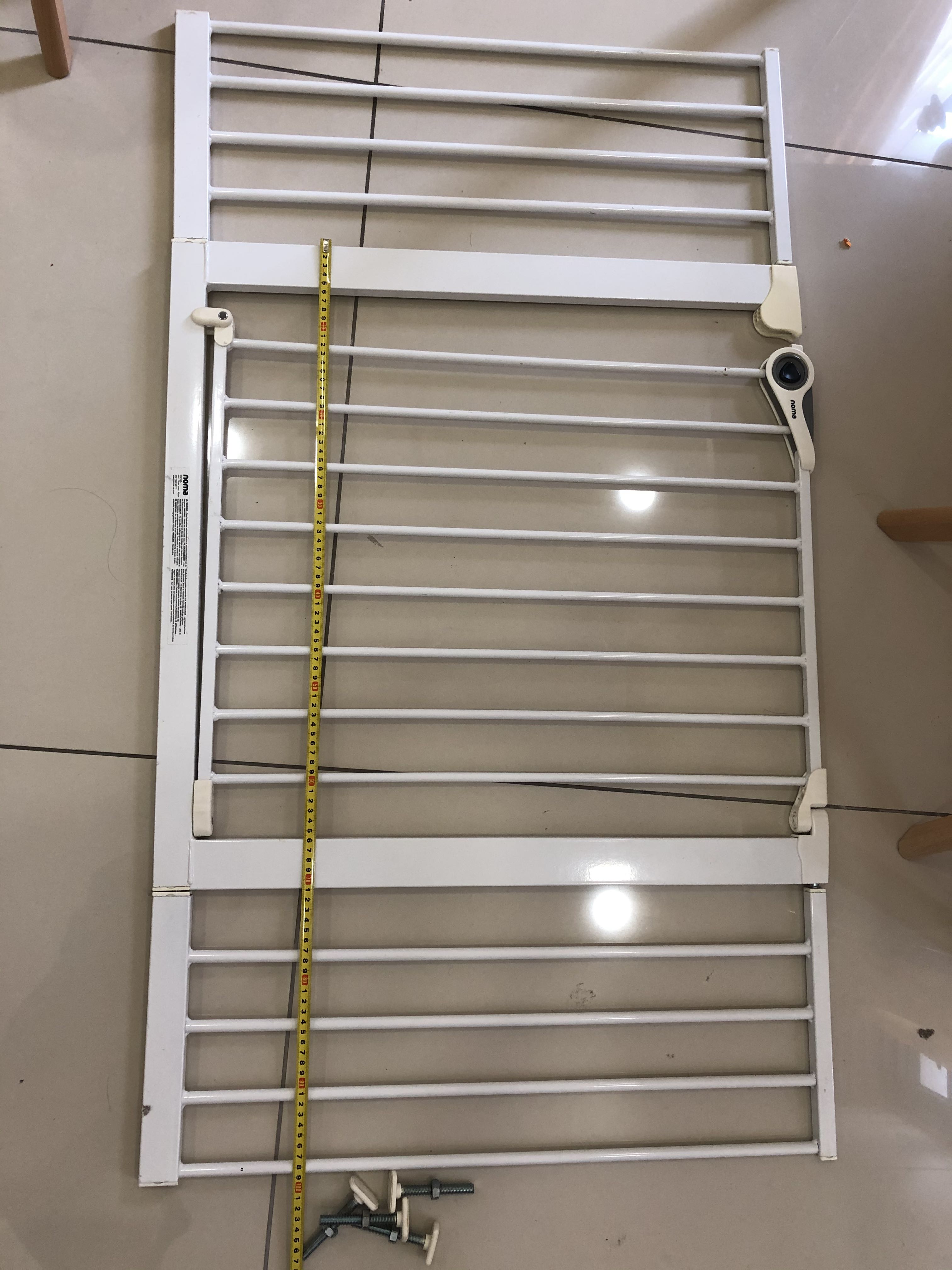 Safety gate with extensions Noma brand, Babies & Kids, Baby Nursery