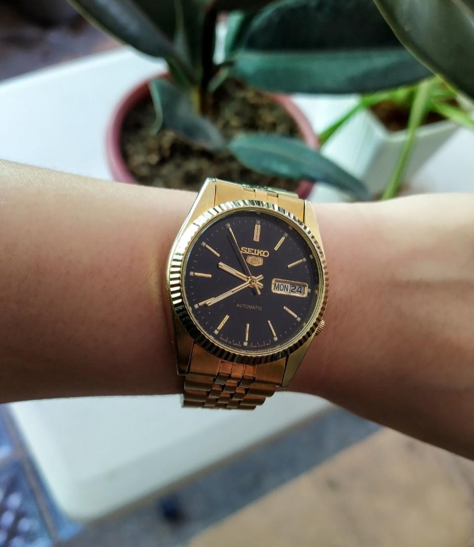 Seiko Gold, Men's Fashion, Watches & Accessories, Watches on Carousell