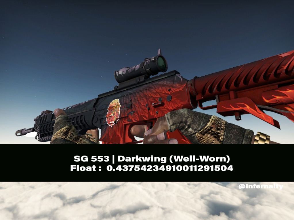 SG 553 Darkwing WW CSGO SKINS KNIVES, Video Gaming, Gaming Accessories ...