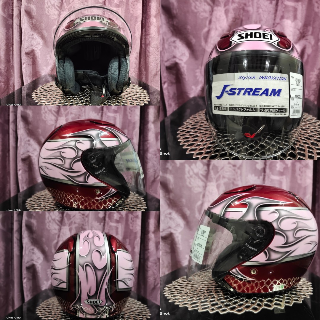 Shoei Jstream Flest Grey Grey Open Face Helmet One Size