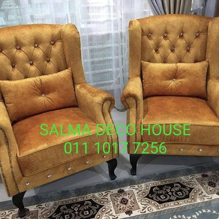 SOFA CHESTERFIELD DIRECT KILANG, Furniture & Home Living, Furniture