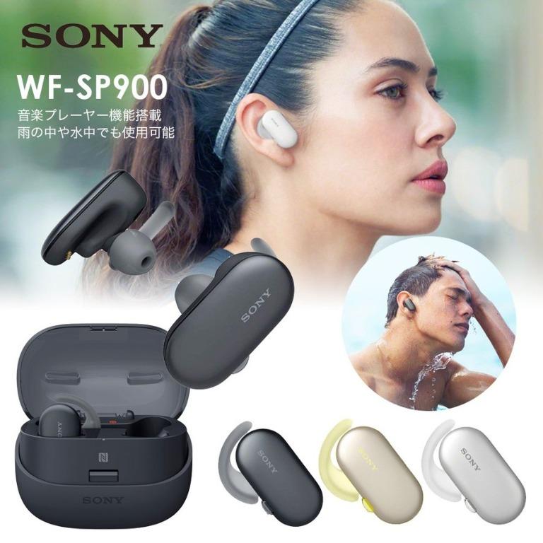 Sony Sports Wireless Earbuds In-Ear Headphones WF-SP900 (Black