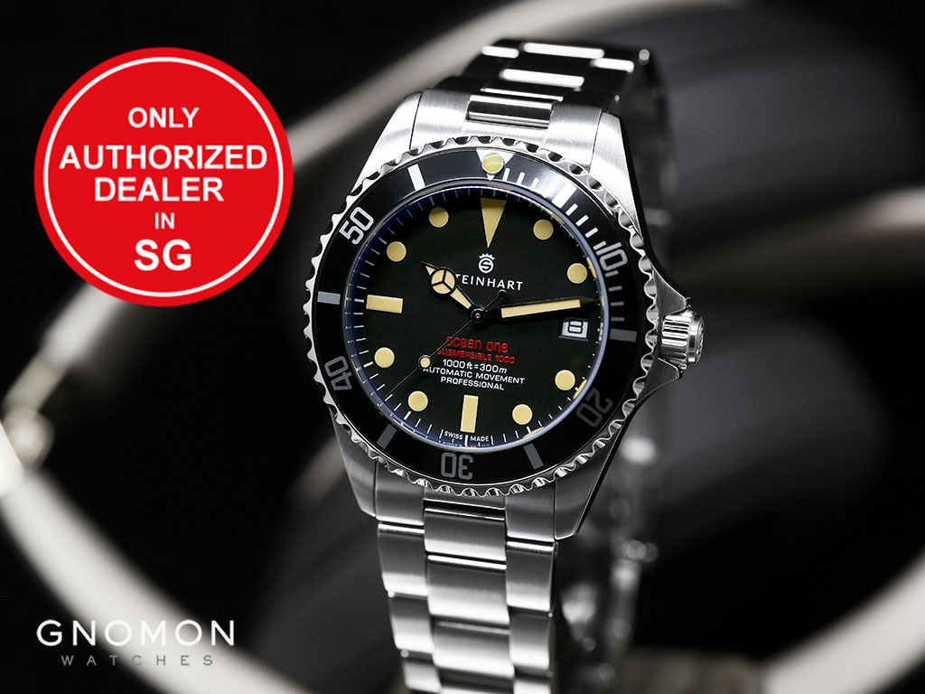 Steinhart Ocean Vintage Red 39 - Gnomon Exclusive, Luxury, Watches on  Carousell