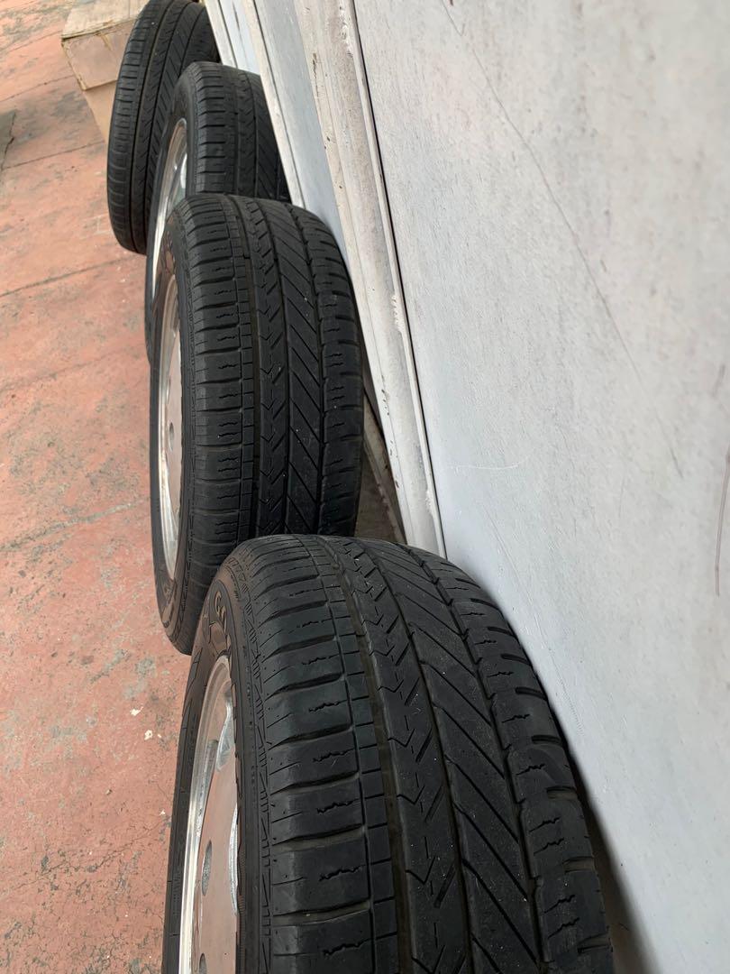 Stock Honda Civic 1996 VTI Mags with GoodYear tires, Car Parts