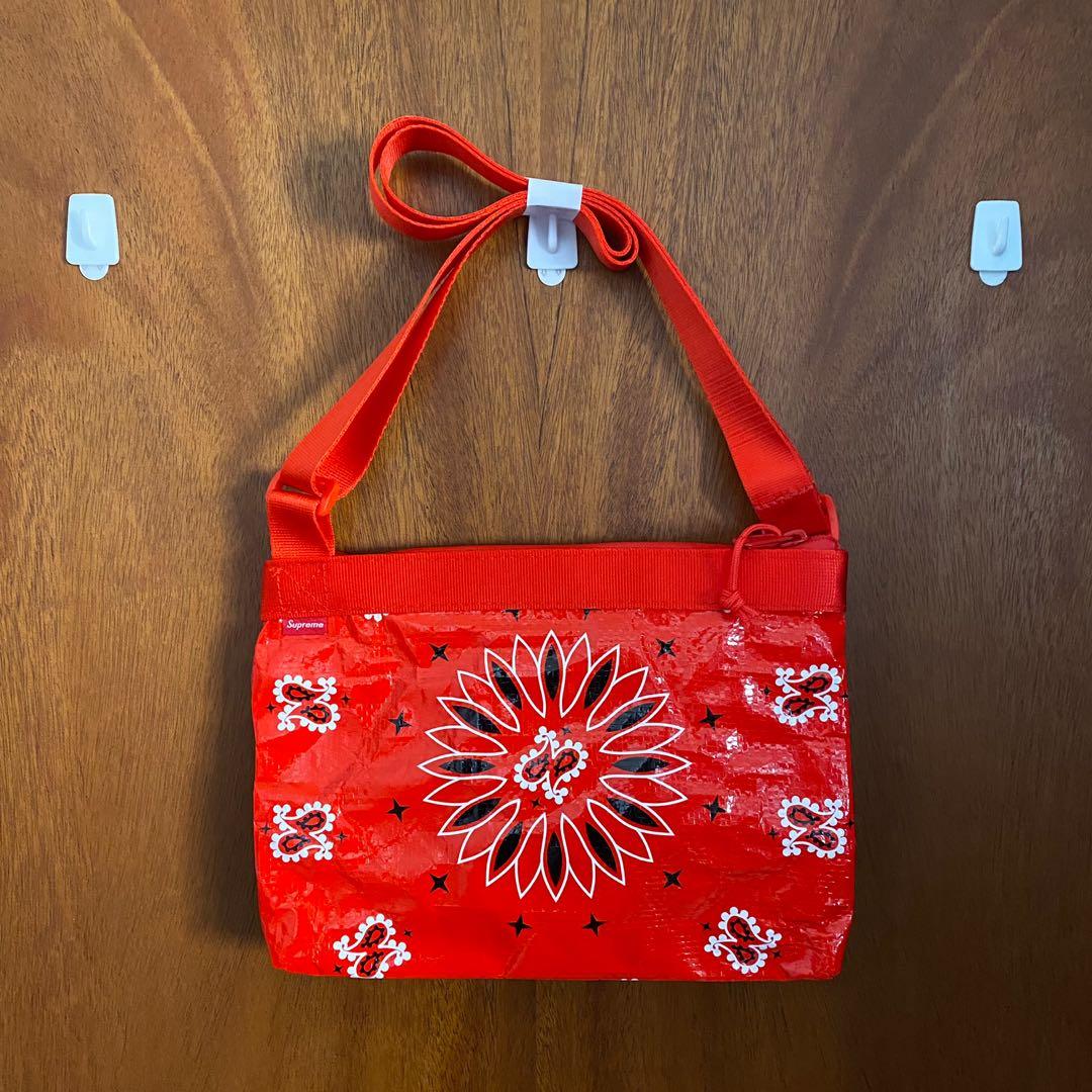 Supreme Bandana Tarp Side Bag Red - SS21 - US