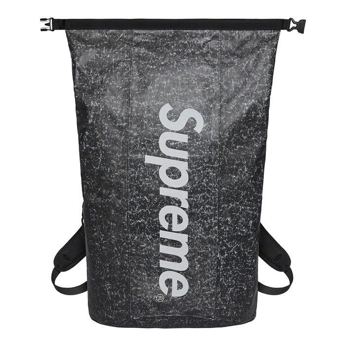 Supreme Waterproof Reflective Speckled Backpack- Black, 名牌, 手袋