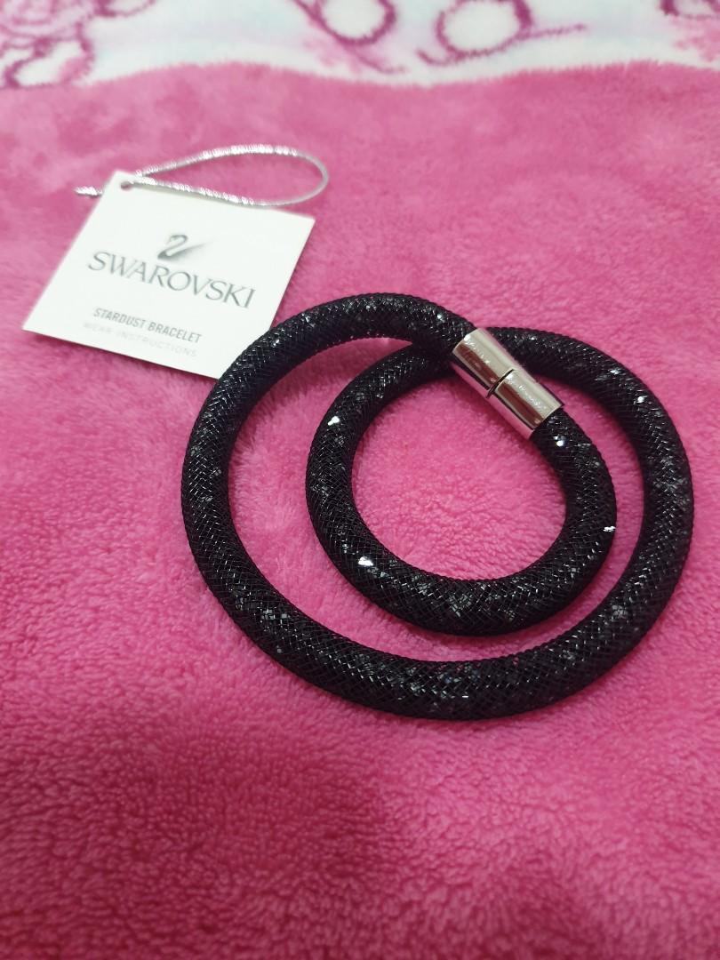 Swarovski stardust bracelet black online