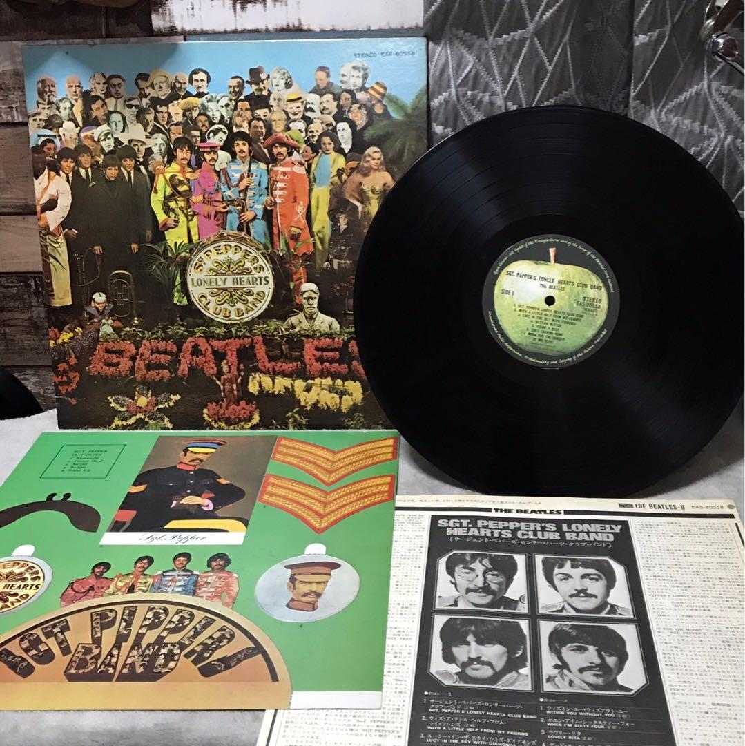 The Beatles Sgt Peppers LP Vinyl Records Japan Pressed ...