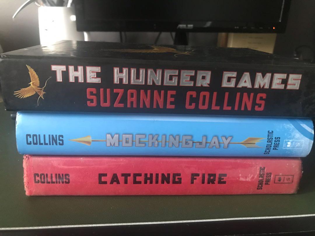 The Hunger Games Trilogy (Category: Storybooks) located in Quezon City. Submitted by mch.mgllns (Listing ID 1089738175, Image 1). Description: PM for more pictures. *Outer sleeve of book 2 is gone. *Price is still negotiable! :).