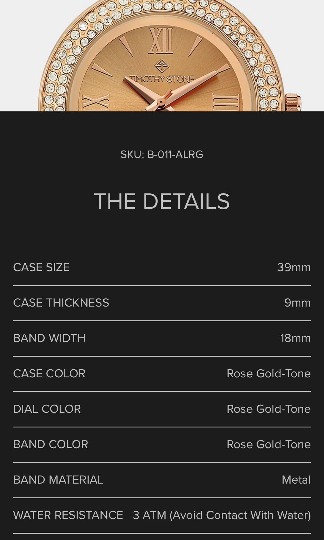 Timothy stone burst watch store