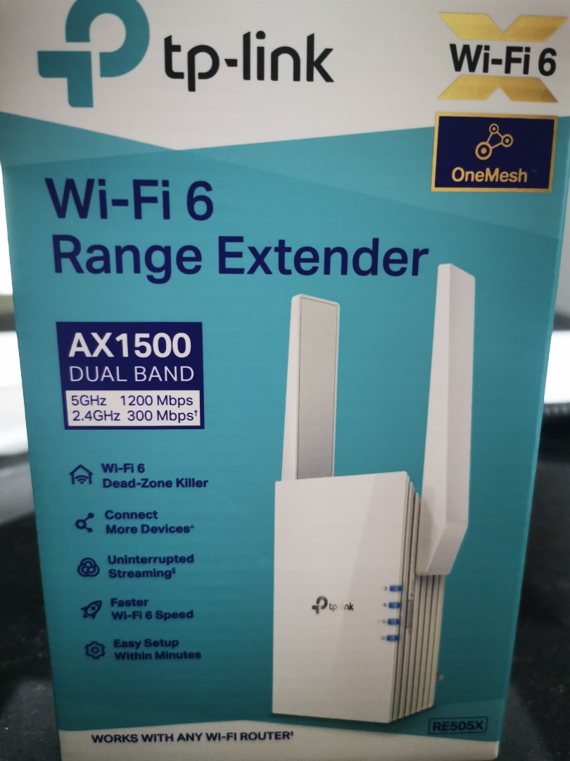 Tp Link wifi 6 range extender, Computers & Tech, Parts & Accessories