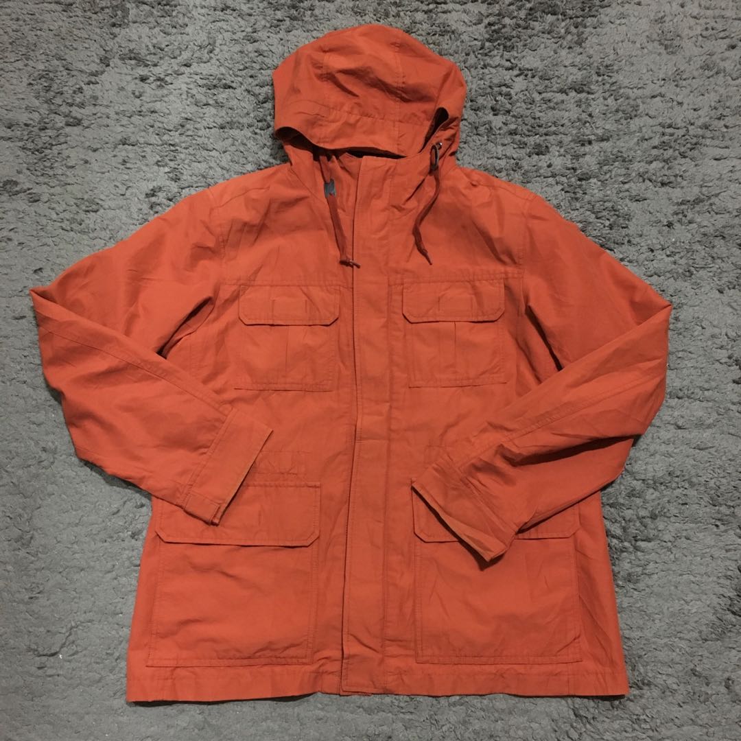 Uniqlo best sale orange parka