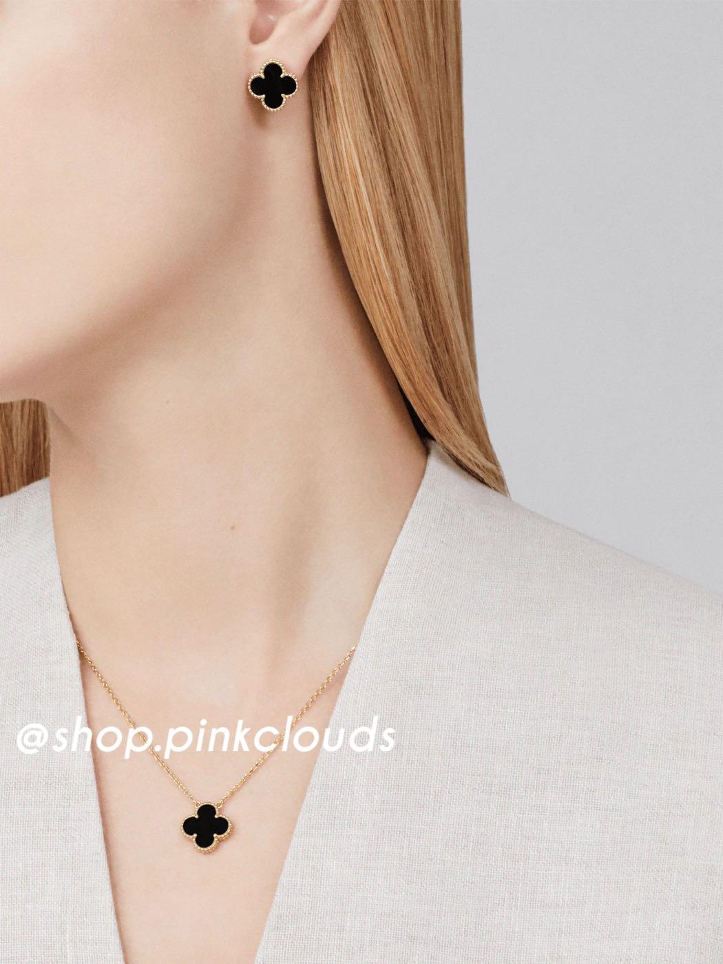 Alhambra online onyx necklace