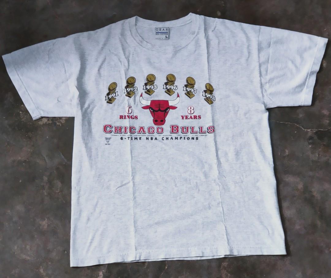 CHICAGO BULLS 1998 champion shirt (6 rings), Men's Fashion, Tops & Sets,  Tshirts & Polo Shirts on Carousell