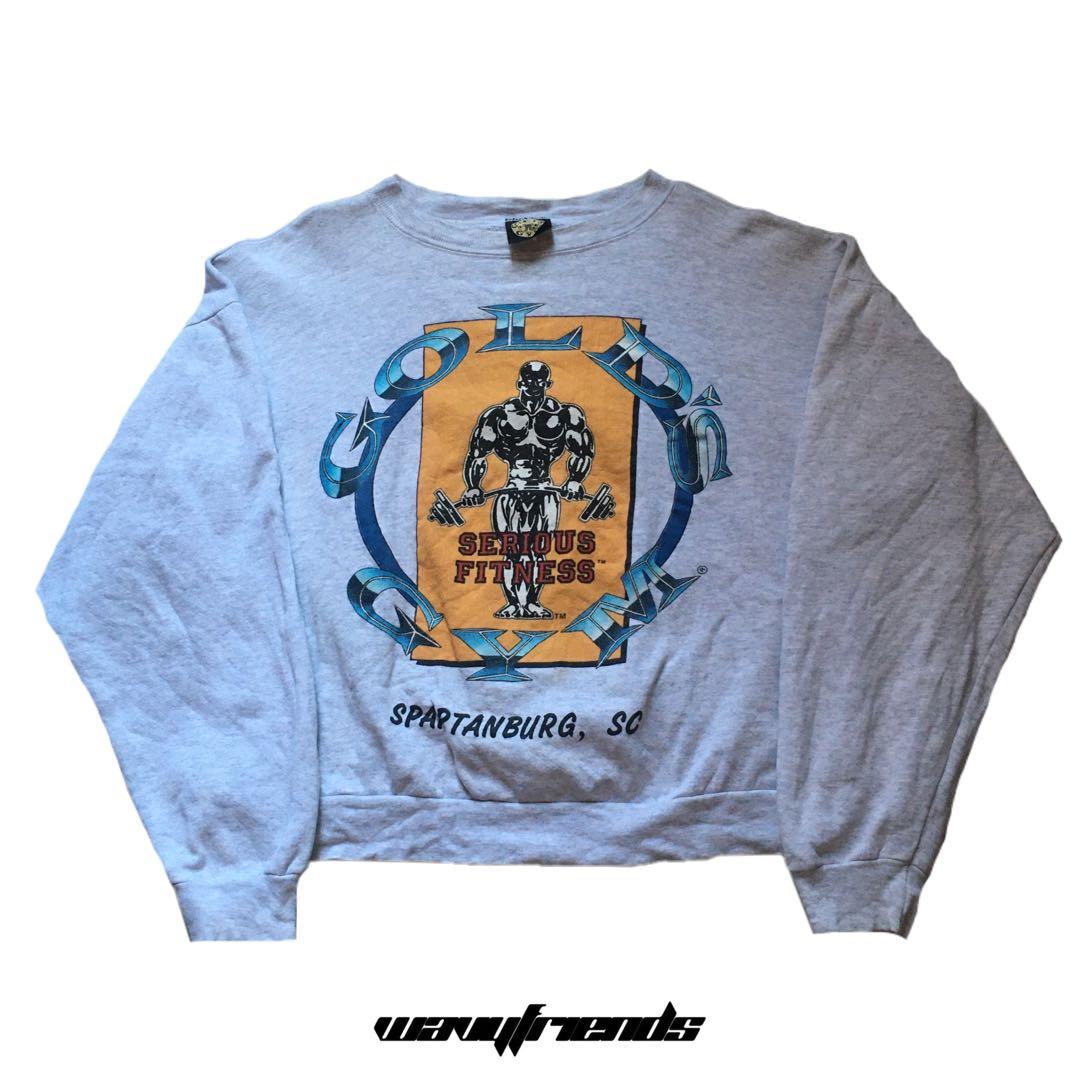 Vintage 90's Gold's Gym Crewneck, Men's 