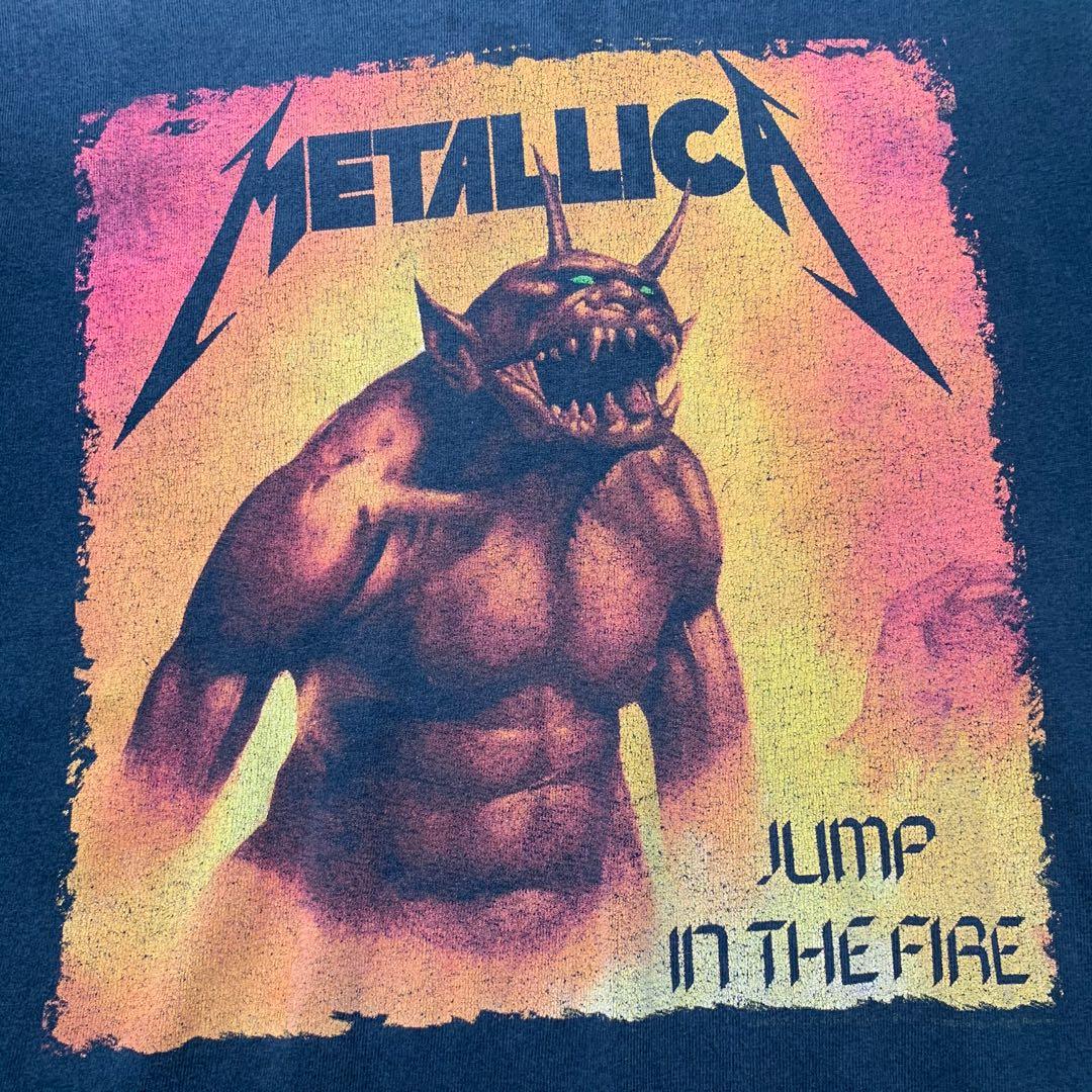 Oblee Marketplace  Camiseta Metallica Jump in the Fire Pintura manual
