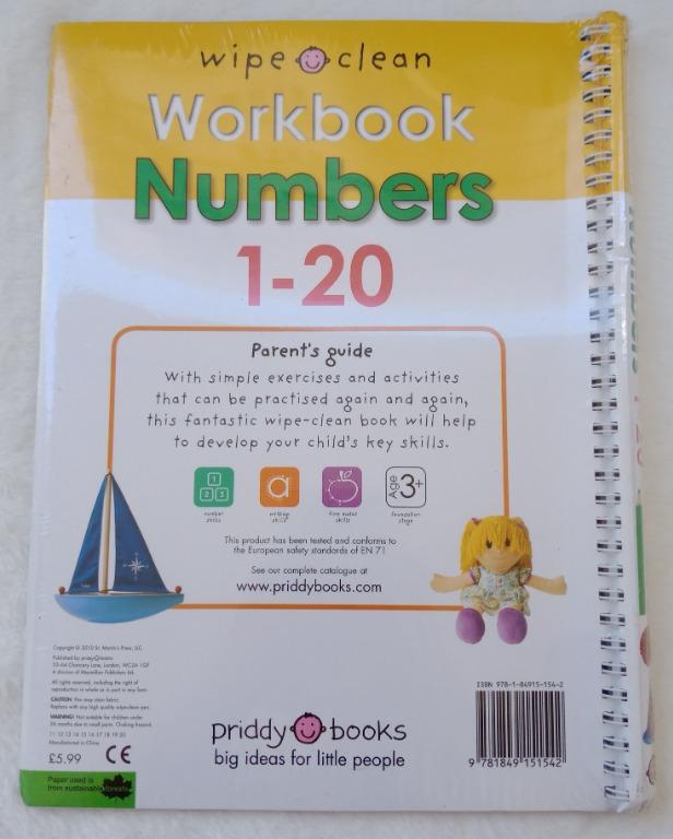 Wipe Clean Workbook Numbers (120), Hobbies & Toys, Books & Magazines
