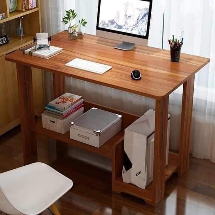 WOODEN COMPUTER TABLE (Category: Tables & Sets) located in Manila. Submitted by minidivisoria (Listing ID 1089637749, Image 1). Description: RESELLER:750php :WOODEN COMPUTER TABLE ✔️big size :80x37x72cm ✔️2colors available - brown & white l.