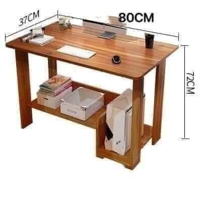 WOODEN COMPUTER TABLE (Category: Tables & Sets) located in Manila. Submitted by minidivisoria (Listing ID 1089637749, Image 3). Description: RESELLER:750php :WOODEN COMPUTER TABLE ✔️big size :80x37x72cm ✔️2colors available - brown & white l.