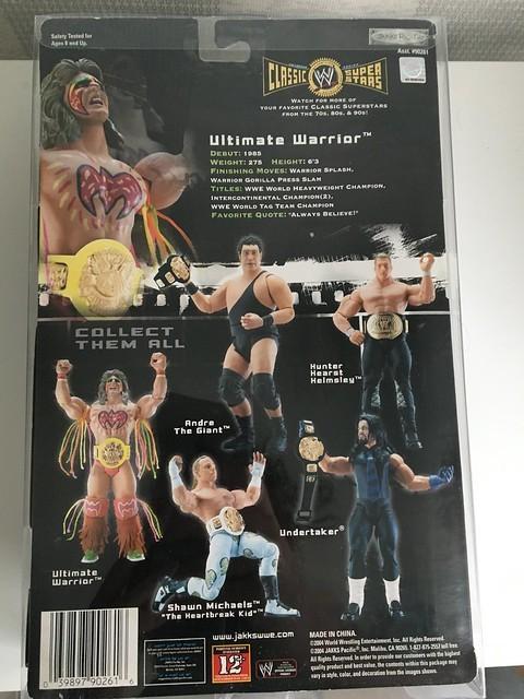 wwe wwf ultimate warrior classic superstar (Category: Vintage Collectibles) located in Quezon City. Submitted by jameshellwig1990 (Listing ID 1089720975, Image 3). Description: mint on sealed card super rare highly sought after cainta meetup grab lalamove.