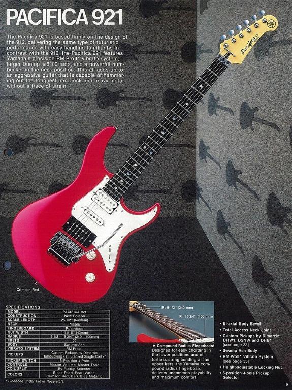 Yamaha pacifica deals 921