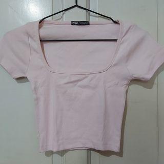Zara Ribbed Squareneck