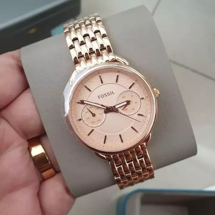 Fossil es3713 rose gold clearance
