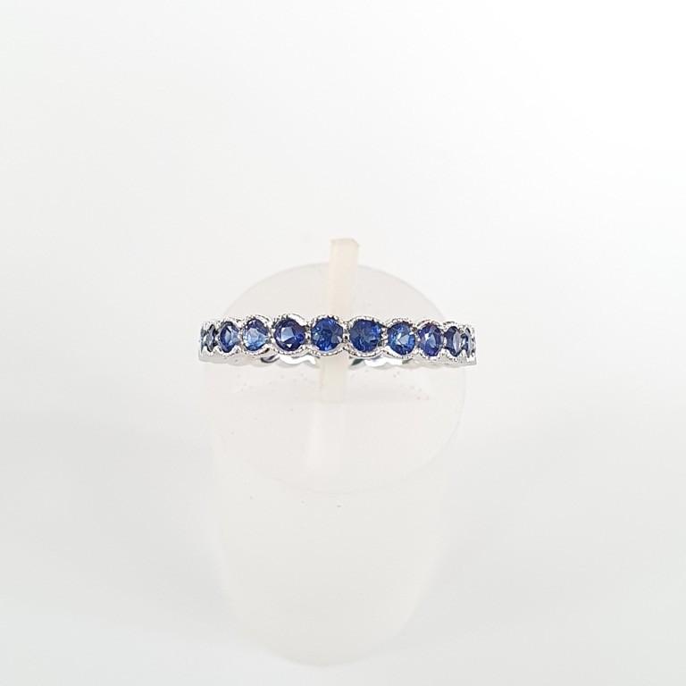 White gold sapphire eternity ring on sale