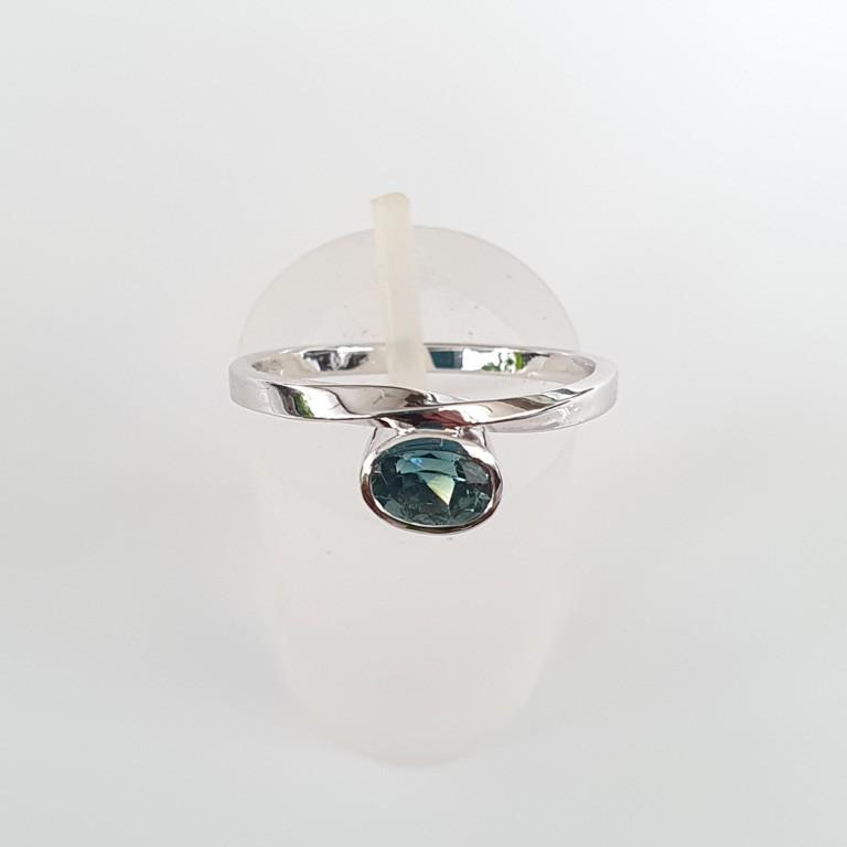 Dark aquamarine ring shop