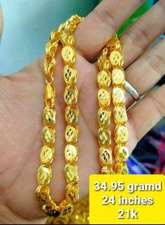 18k Saudi Gold Necklace Women S Fashion Jewelry Organizers Necklaces On Carousell