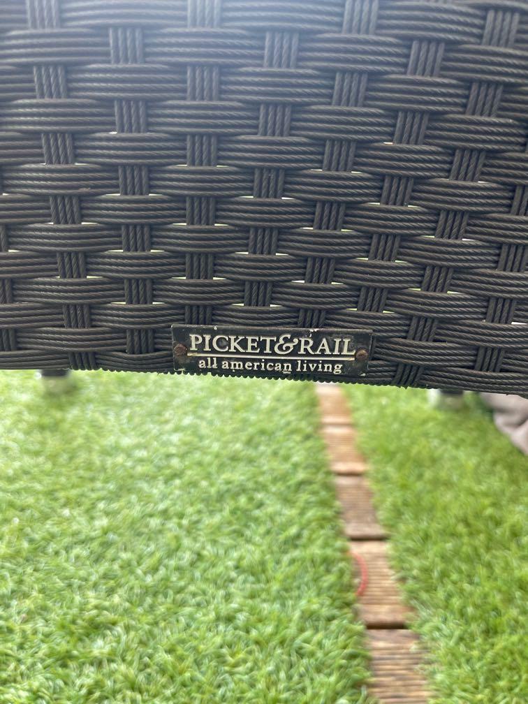 2 Picket & Rail Chair, Furniture & Home Living, Furniture, Chairs on