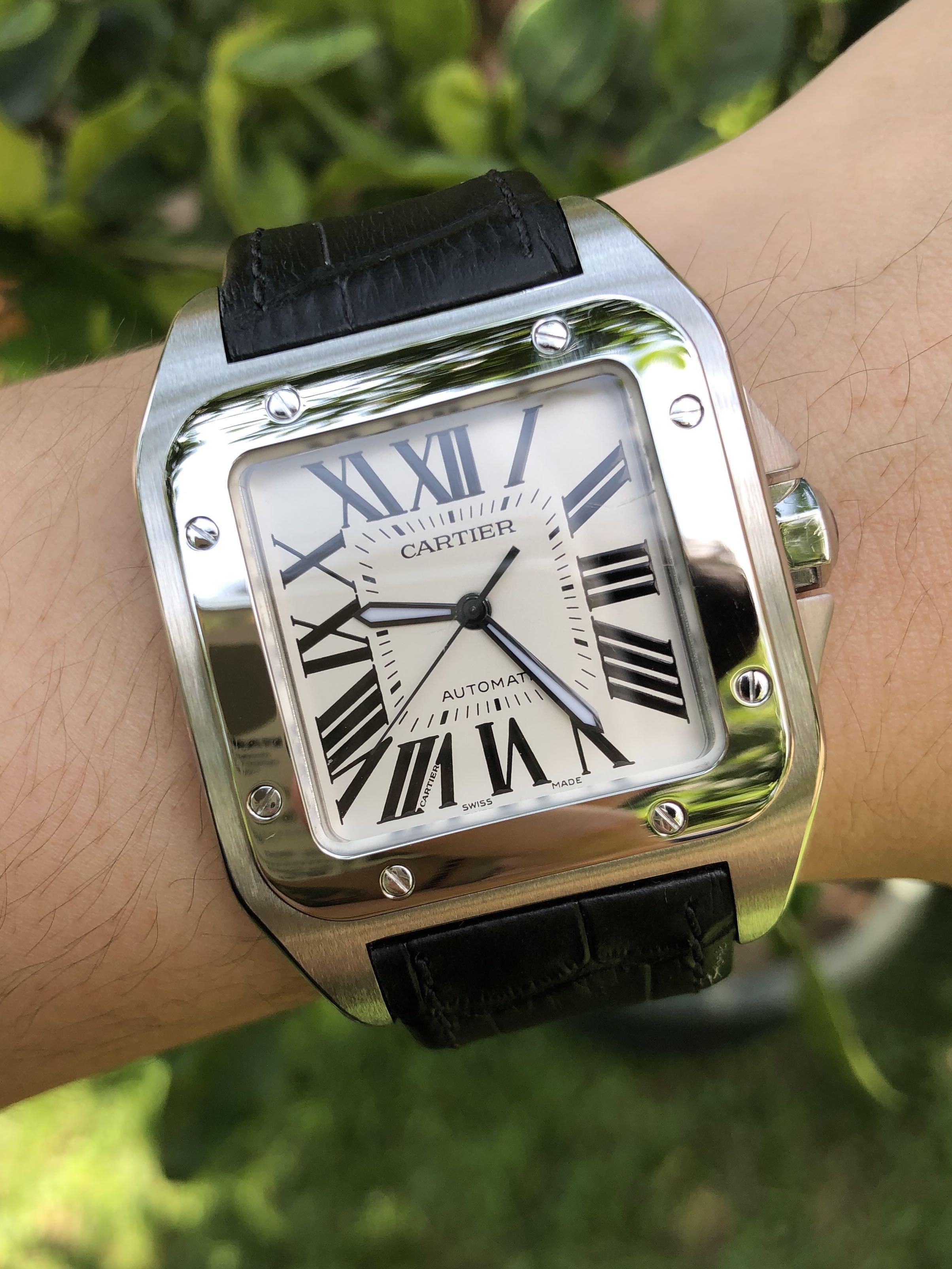 Cartier santos 100 anniversary deals edition