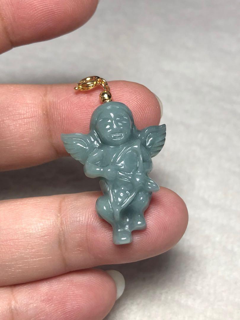 Jade on sale angel pendant