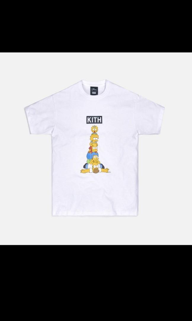 wts ] kith x the simpsons family stack tee, Men's Fashion, Tops 
