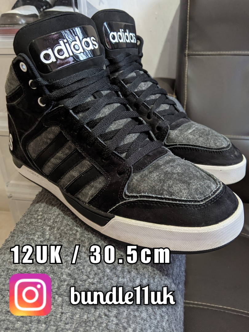Adidas neo raleigh 9tis mid black sneakers top