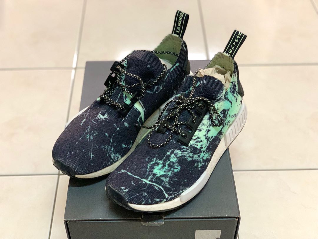Adidas NMD R1 Marble Aero Green Authenthic Brand New for Sale, Men's  Fashion, Footwear, Sneakers on Carousell