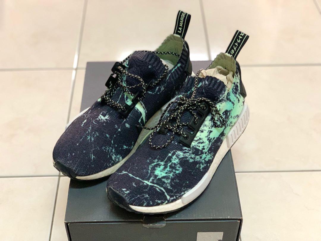 adidas gazelle silver green womens adidas BB7996 NMD R1 Primeknit Green Marble Mens Shoe