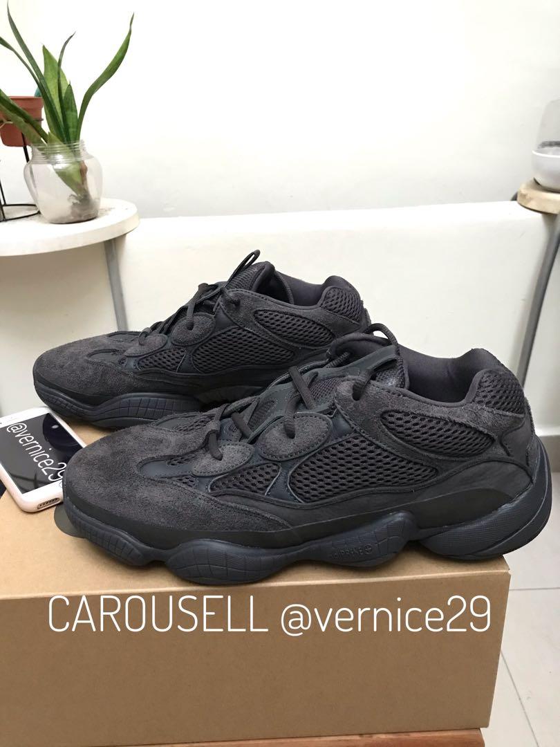 Adidas Yeezy 500 Ultility Black, Men's Fashion, Footwear, Sneakers on  Carousell