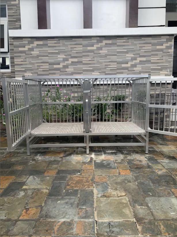Aluminum dog cage for sale clearance