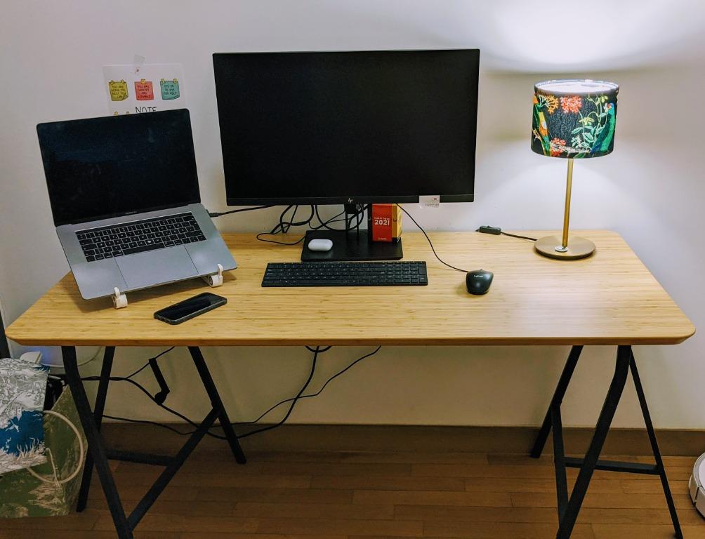 ANFALLARE Table top (Ikea), bamboo, Perfect condition, Furniture & Home