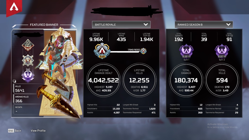 Apex Legends Account Video Gaming Gaming Accessories Game Gift Cards Accounts On Carousell
