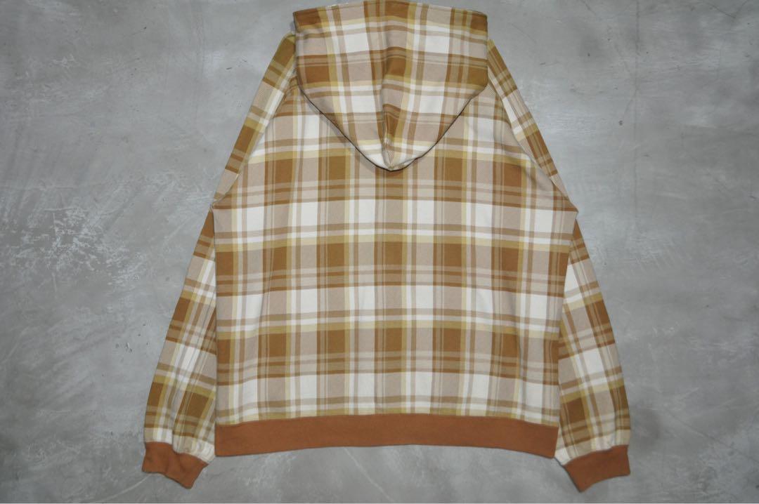 Plaid discount bape hoodie
