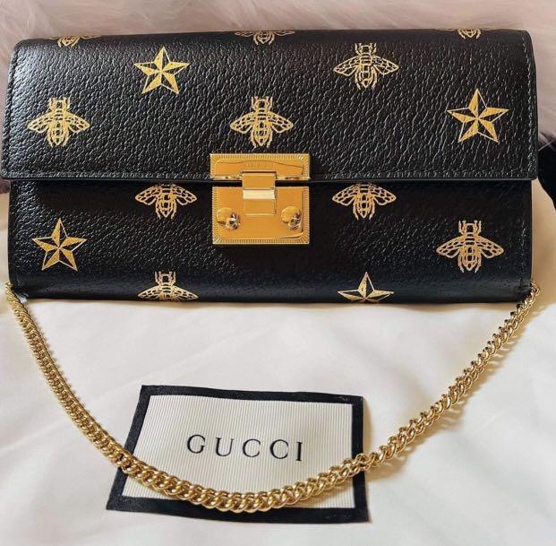 Gucci Bee Men Wallet, Luxury, Bags & Wallets on Carousell