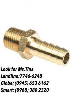 Brass air hose connector male